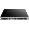 D-Link DGS-1210-52/ME/E TP-Link TL-SG3428X-UPS 48 x 10/100/1000 Mbps, 4 x SFP, 104 Gbps Fekete-Fém switch