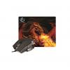 Rebeltec RED DRAGON 2400DPI fekete vezetékes optikai gamer egér + egérpad