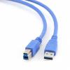 Gembird 3.0 A - USB 3.0 B 3.0m kék kábel