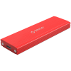 ORICO PRM2-C3-RD-BP NVMe M.2, USB3.1 Type-C piros merevlemez ház