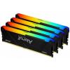 Kingston KF556C40BBAK4-128 Fury Beast RGB 128 GB (4 x 32 GB), DDR5, 5600 Mhz memória kit