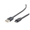 Gembird USB 2.0 cable to type-C (AM/CM), 1m, black