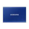 Samsung T7, 500 GB, USB 3.2 Gen.2, AES 256, Kék, Külső SSD