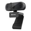 Sandberg Webcam Pro 5MP Full HD 30 FPS USB 2.0 Fekete webkamera