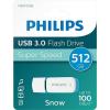 Philips PH114258 Snow Edition 512 GB, USB 3.0 Fehér pendrive