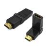 Sbox SX-531416 HDMI - HDMI F - M 360° aranyozott fekete adapter