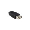Sbox SX-530785 USB A  - MicroUSB F/M fekete adapter