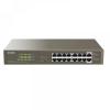 Tenda TEG1116P-16-150W1000M&PoE 16-Port PoE Gigabit Ethernet barna Switch