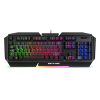 Spirit of Gamer PRO-K5 105 gomb, RGB, USB, 19 anti-ghost, fekete gamer billentyűzet