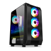 Spirit of Gamer Rogue VI RGB ATX, 1 x USB 3.0, 2 x USB 2.0 fekete ablakos számítógépház 