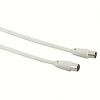 HAMA 42961 Koax (M) - Koax (F) 2m fehér antenna hosszabbító kábel