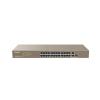 Tenda TEF1126P-24-410W 24 portos (unmanaged) Fast Ethernet (10/100) PoE Szürke switch