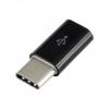 Sbox SX-535599 USB 2.0-TYPE C F/M fekete adapter