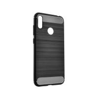 Forcell Carbon Huawei Y7 2019 fekete hátlap tok