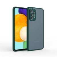 Cellect Samsung A72 5G, zöld, narancs színű műanyag tok