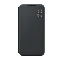 Samsung EF-NS901PB Galaxy S22 Smart LED View gyári fekete flip védőtok