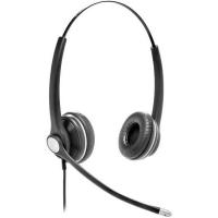 Grandstream VT8000UNC-D HD Audio QD Fekete vezetékes sztereo mikrofonos fejhallgató