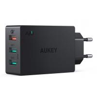 Aukey PA-T14 3 x USB, 42 W Fekete fali töltő