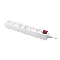 LogiLink LPS202 elektromos elosztó 1,5 M 6 AC kimenet(ek) Fehér