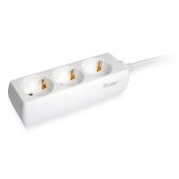 Equip 245550 elektromos elosztó 1,5 M 3 AC kimenet(ek) Beltéri Fehér