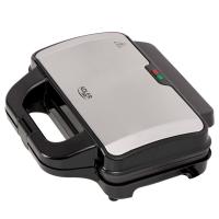 Adler AD 3043 USA XXL 1300W 4 Szendvicses, Tapadásmentes Fekete-Ezüst szendvicssütő
