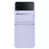 Samsung EF-VF721LLEGWW Galaxy Z Flip4 Flap Leather lila gyári bőr védőtok