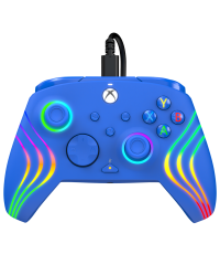 PDP Afterglow Wave, Xbox Series X|S, Xbox One, PC, RGB LED Lighting, Kék, Vezetékes kontroller
