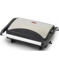 Esperanza EKG006, Taleggio, 750W, Hőszigetelt, Kerámia, Fekete-Ezüst, Kontakt grillsütő