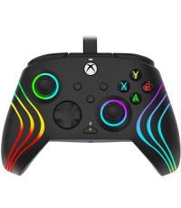 PDP Afterglow Wave, Xbox Series X|S, Xbox One, PC, RGB LED Lighting, Fekete, Vezetékes kontroller