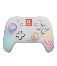 PDP Afterglow Wave, Nintendo Switch, RGB LED Lighting, Fehér, Vezeték Nélküli kontroller
