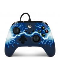 PowerA Advantage Wired, Xbox Series X|S, Xbox One, PC, Arc Lightning, Vezetékes kontroller