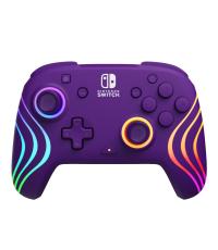 PDP Afterglow Wave, Nintendo Switch, RGB LED Lighting, Lila, Vezeték Nélküli kontroller