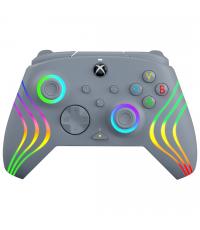 PDP Afterglow Wave, Xbox Series X|S, Xbox One, PC, RGB LED Lighting, Szürke, Vezetékes kontroller
