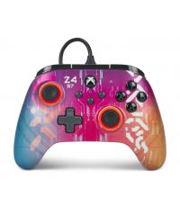 PowerA Advantage Wired, Xbox Series X|S, Xbox One, PC, Cyber Style, Vezetékes kontroller
