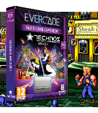 Evercade #01, Technos Arcade 1, 8in1, Retro, Multi Game, Játékszoftver csomag