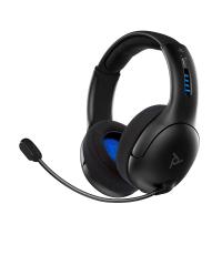 PDP LVL50, PlayStation 5, PlayStation 4, PC,  Sztereó, Gamer, Fekete, Vezeték nélküli headset