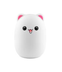 Tracer Teddy Bear, RGB LED világítás, 5 színtónus, 4 világítási mód, Vezeték nélküli, Éjszakai lámpa