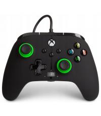 PowerA Enhanced Wired, Xbox Series X|S, Xbox One, PC, Green Hint, Vezetékes kontroller