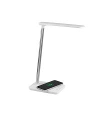 Tracer LUNA, 20W, 230 lm, 3000-6500 K, Szabályozható, Beépített mobil töltő, Fehér, Asztali LED lámpa