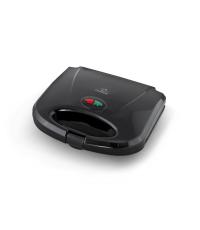 Esperanza TKT003, Raspberry, 750W, 2-szeletes, Hőszigetelt, Tapadásmentes, Fekete, Gofrisütő